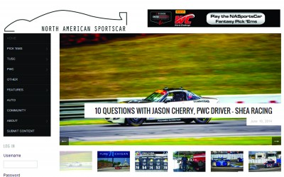 Jason Cherry Featured in North American Sportscar Article